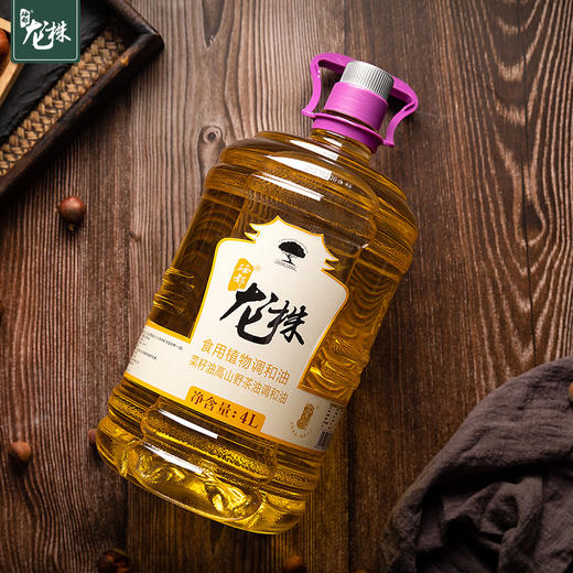 【恩施】硒都龙株高山野茶油清香型食用调和油 4L 商品图2