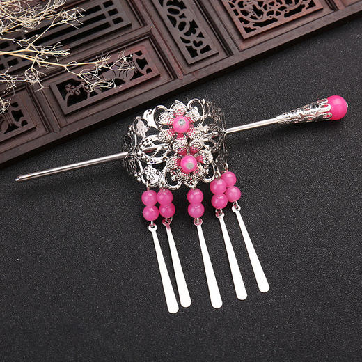 包邮古装cos古风头饰发饰表演写真汉服饰古典束发流苏对发夹发簪 商品图1