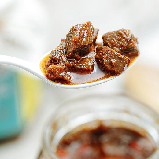 湖北风味｜吃味无穷 牛肉多多酱/松茸贝贝酱/酸菜牛肉酱220克装2瓶包邮 商品图3