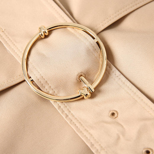 VIMAGE/纬漫纪春季新款束腰帅气中长款风衣外套V1704302 商品图6