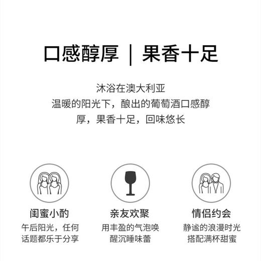 【年货大集-酒水茶饮】美思清爽无醇白起泡酒750ml  果香十足 回味悠长 商品图3