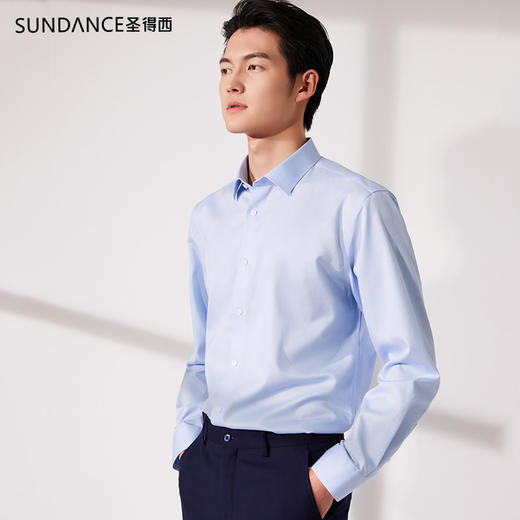 圣得西男装纯棉亲肤免烫商务正装衬衣2152952811 商品图0