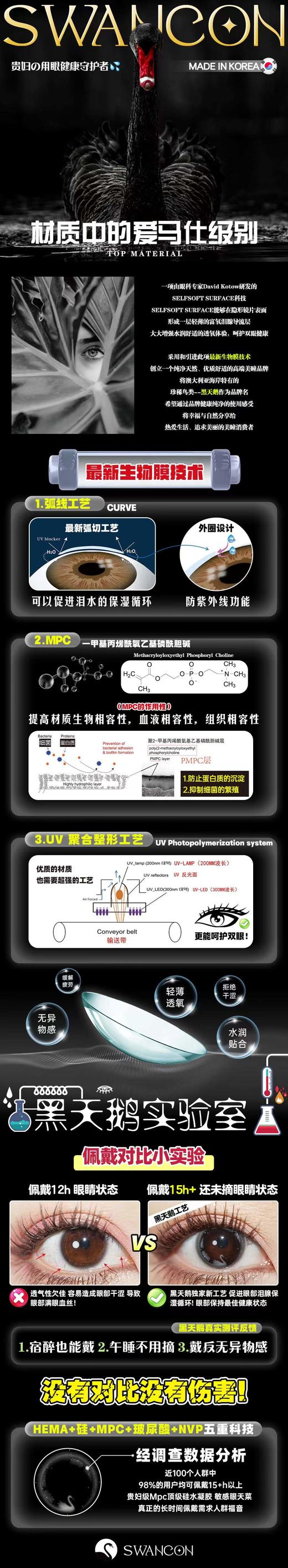 Swancon 年抛 活动合集【海盐贝母/旷野紫晶/伯爵红茶/半盏清茶/海蓝宝/天鹅湖/鹅卵钻石/复古玛瑙/雪雾珍珠/柔色琥珀/黑天鹅/芭蕾月环/古典日环/半夏乌龙/冷水白茶】 商品图4