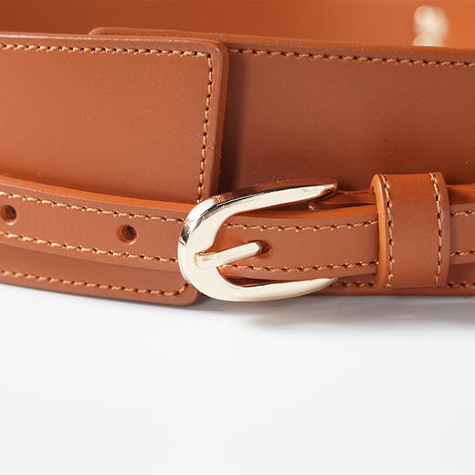女士真皮腰带 两用宽腰封2025新款时尚百搭显瘦休闲皮带 商品图5