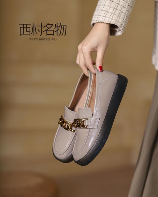 西村名物2022年春季新款休闲乐福鞋X22AM16991 商品图3