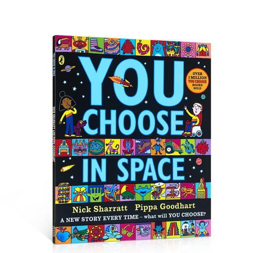 英文原版You Choose Your Dreams/In Space你选择儿童早教益智启蒙绘本图画书读物名家Nick Sharratt想象力激发低幼儿童的想象力6-9岁英语书 商品图3