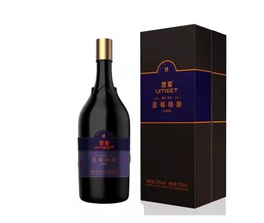 茅台生态悠蜜蓝莓精酿 遇见半干型 550ml   礼盒装 商品图0