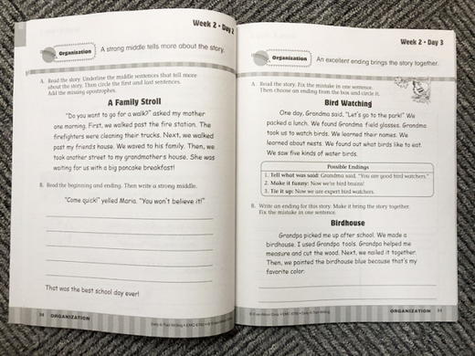 【5-12岁必入·儿童英语写作书+亲子英文写作指导16讲】Evan-Moor Daily 6-Trait Writing 全3册 商品图3