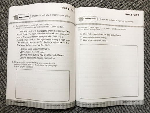 【5-12岁必入·儿童英语写作书+亲子英文写作指导16讲】Evan-Moor Daily 6-Trait Writing 全3册 商品图4