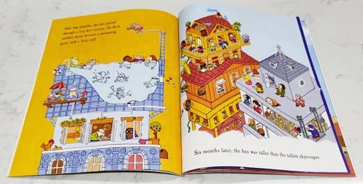 【直播专享·3-6岁】The Hundred Decker Bus/Rocket 100层的巴士/火箭英文原版绘本2册 每册内附84cm超大拉页 全景展示页 Mike Smith 开发想像力 商品图1