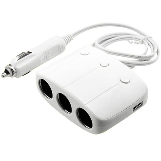 传枫 车用一拖三USB电源充电器 CF-401 商品图4