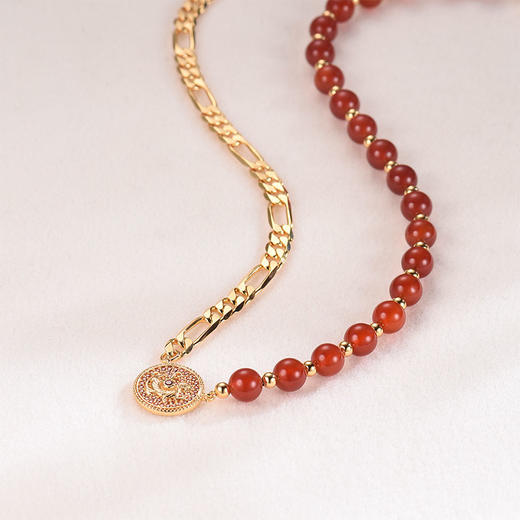 【采购专享】宫里的世界&BYJ 鸿运当头玛瑙项链 商品图1