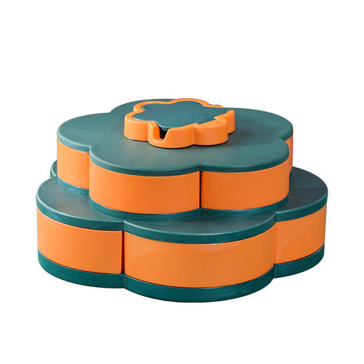 双层花瓣型旋转创意果盘sp 商品图8