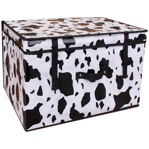 传枫 收纳盒 收纳箱大号有盖折叠衣物储物箱60X40X30（颜色随机发货） CF-2348 商品图2