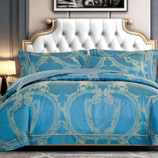 鑫缘 高档丝棉提花四件套 DSK3418 商品图0