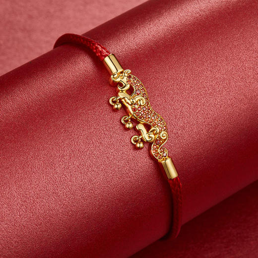 【手链】虎佑平安系列 福佑红绳手链 商品图3