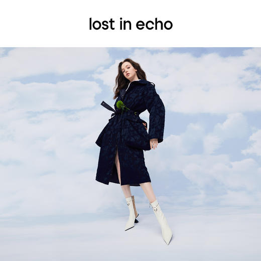 lost in echo x VIVIANO 设计师原创秋冬尖头中跟收口靴 商品图2
