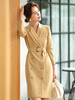 高端西装连衣裙时尚正装长袖气质裙子修身职业中长裙上班工作服女 商品缩略图2