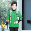 E873秋冬背心加厚棉马甲七分袖女坎肩2020冬装棉衣妈妈装中袖外套 商品缩略图4
