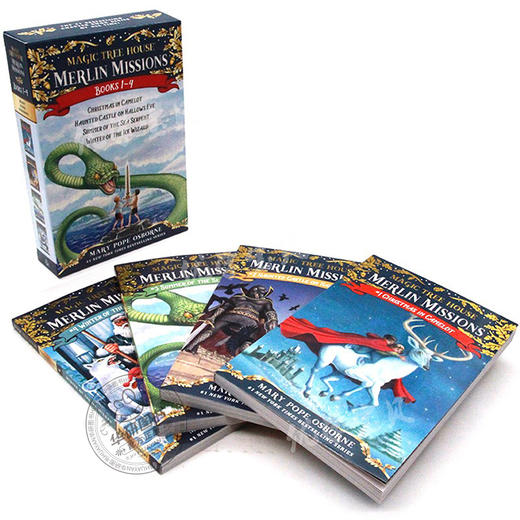神奇树屋梅林的任务1-4册 英文原版 Merlin Mission 1-4 The Magic Tree House 29-32 进口儿童桥梁章节冒险小说 商品图2