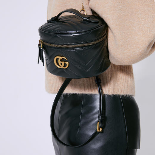 GUCCI 古驰 Gucci女包 新品 女士GG Marmont系列GG标识迷你单肩包 598594 DTDCT 商品图6