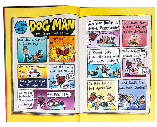 神探狗狗9 英文原版 Dog Man 9 神探狗狗的冒险 Dav Pilkey 全彩漫画幽默图画故事书 商品图1