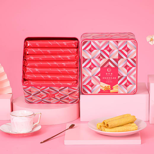 KAMWAH锦华礼【原味蛋卷】礼盒装 手工鸡蛋卷酥休闲零食品饼干 500g原味蛋卷礼盒 商品图4