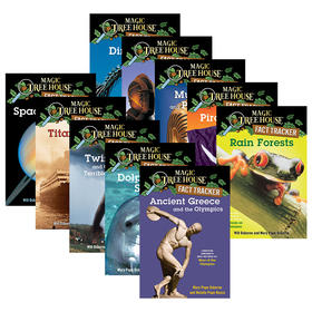 神奇树屋小百科系列1-10册 英文原版 Magic Tree House Fact Tracker 美国小学生儿童英语章节小说故事书 英文版课外阅读桥梁书籍
