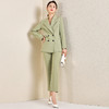 早秋两件套宽松版廓形休闲西装外套女秋款chic小个子职业套装短款 商品缩略图0