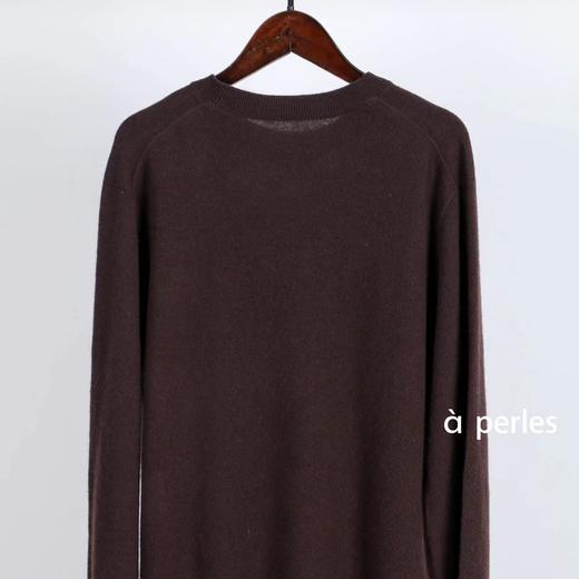【à perles男士精品】纯羊绒，无缝一体，中等厚度，超精英气质！3个领型，5个颜色任选！推荐多色入【清仓，不退不换】 商品图7