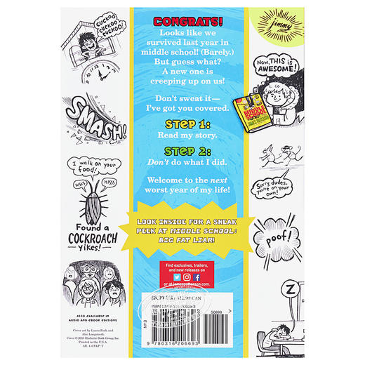 【中商原版】中学2：放我出去！ 英文原版 Middle School #2: Get Me Out of Here! 商品图1