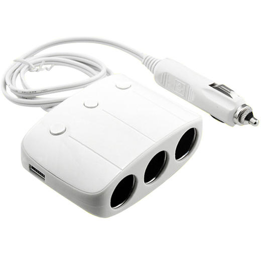 传枫 车用一拖三USB电源充电器 CF-401 商品图2