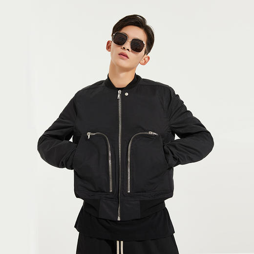 RICK OWENS 瑞克·欧文斯 男士梭织拉链夹克 RU02A5791 商品图10