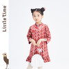 littletime女童中国风旗袍裙秋冬2022春新款儿童唐装拜年服连衣裙 商品缩略图2