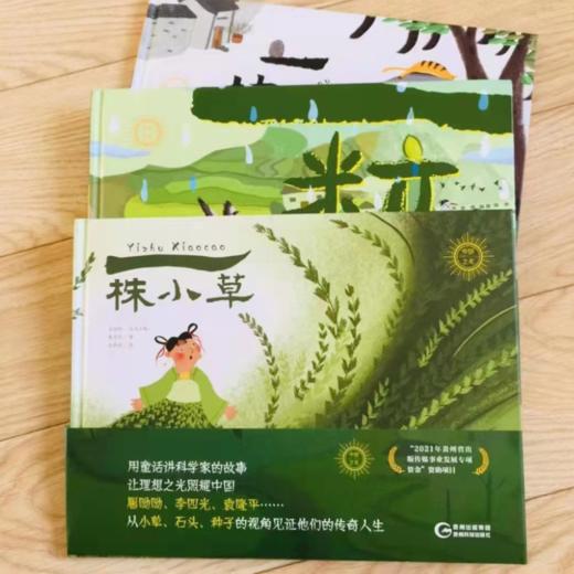 【精装】中Guo之光系列丛书（全3册）一块石头 一粒种子 一株小草4岁+ 用童话讲述科学家的故事 让孩子了解科学家的精神提起对科学家的兴趣 商品图2