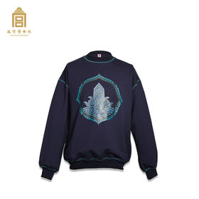 故宫博物院 海水江崖印花卫衣【预计下单后5日内发货】