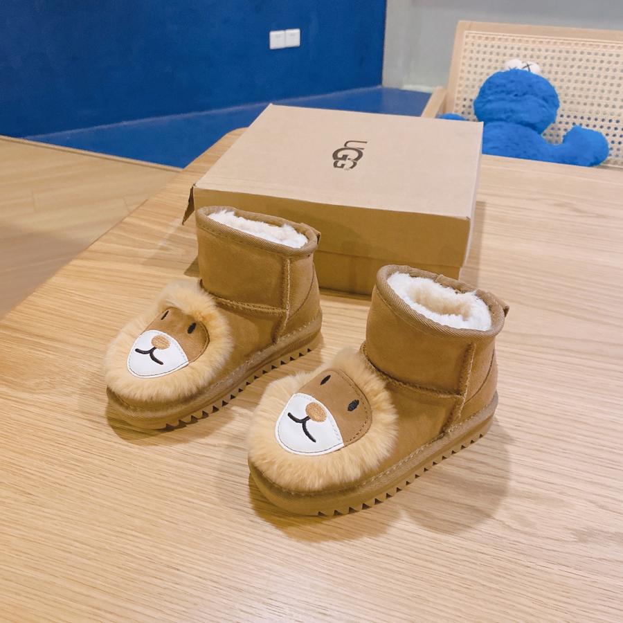点此购买 ugg萌哒哒小狮子儿童短靴 wei 208909