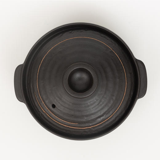 日本原产sajitoki佐治陶器万古烧墨绘陶土锅砂锅炖锅汤锅煮锅 商品图3