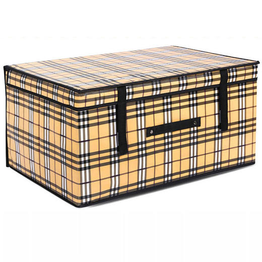 传枫 收纳盒 收纳箱大号有盖折叠衣物储物箱60X40X30（颜色随机发货） CF-2348 商品图4