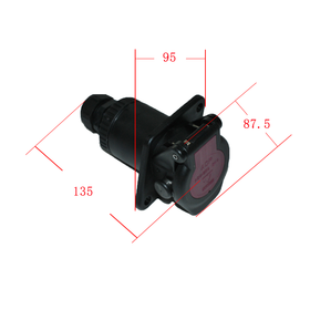 七芯插座ABSEBSISO763824V7P主挂连接线电源线插座积架宝威 141070（包邮）