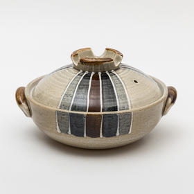 日本原产sajitoki佐治陶器万古烧陶土锅砂锅炖锅汤锅煮锅6号