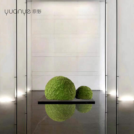 仿真永生苔藓球绿植造景摆件售楼部酒店会所软装中式花艺设计摆设 商品图5