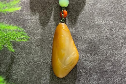 【御珠宫坊·传藏系列】新疆糖黄玉手持珠 商品图2