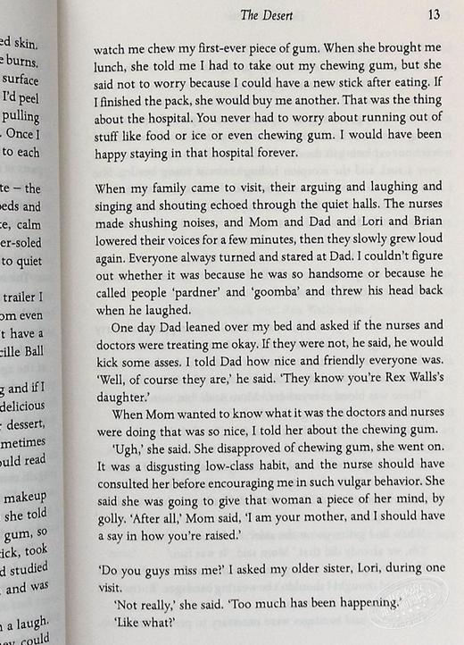 【中商原版】英文原版 The Glass Castle 玻璃城堡 商品图4