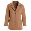 【羊绒】乔万尼新品双面绵羊毛大衣短款驼色西装EI4B543 商品缩略图4