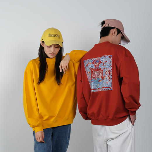 故宫博物院 海水江崖布老虎卫衣【预计下单后5日内发货】 商品图3