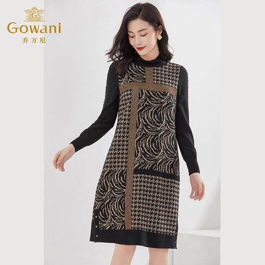 【100%绵羊毛】乔万尼冬新款毛呢连衣裙EI4E522 商品图3