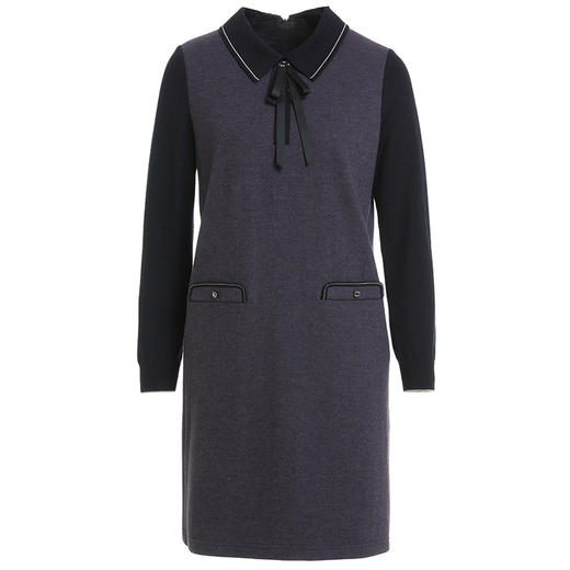 乔万尼羊毛呢连衣裙茧型甜美小香风设计EI4E613 商品图5