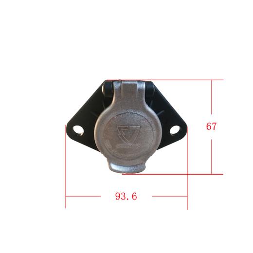 七芯插座 ISO1185主挂连接线电源线插座7P24V 积架宝威111218（包邮） 商品图1