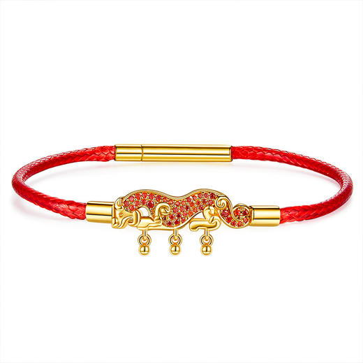 【手链】虎佑平安系列 福佑红绳手链 商品图0